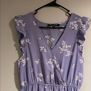 Lavender One Clothing Floral Dress